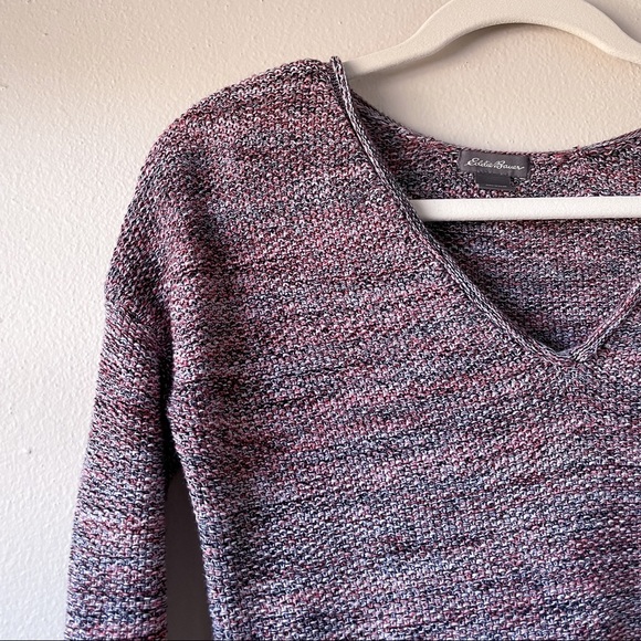 Eddie Bauer V-Neck Knit Sweater - Picture 3 of 7